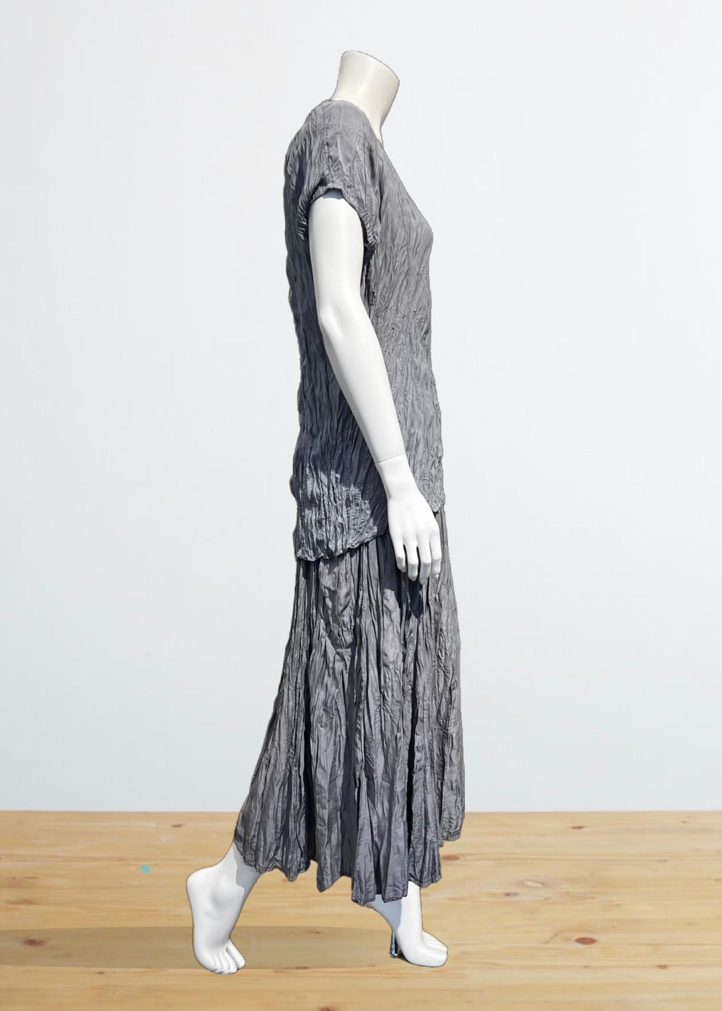 Seiden Long Shirt in Crashoptik