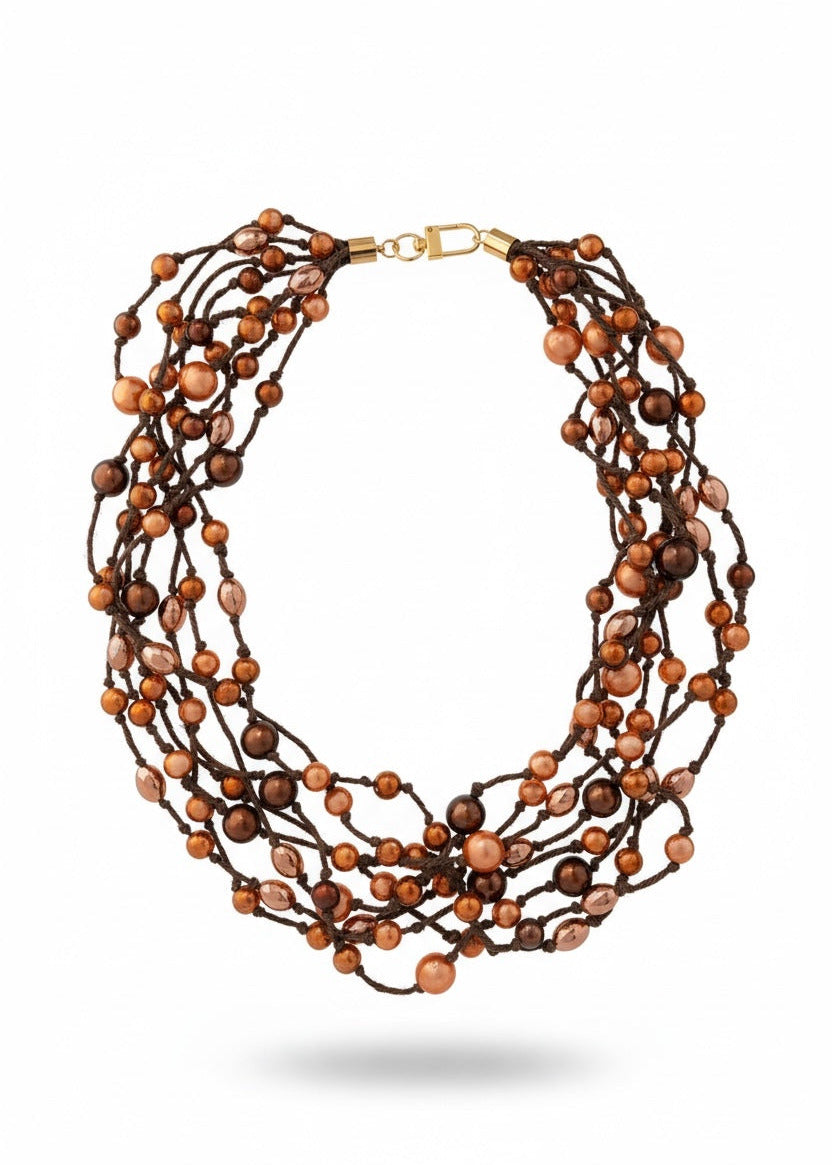 Handgefertigte Lighting Pearls Kette