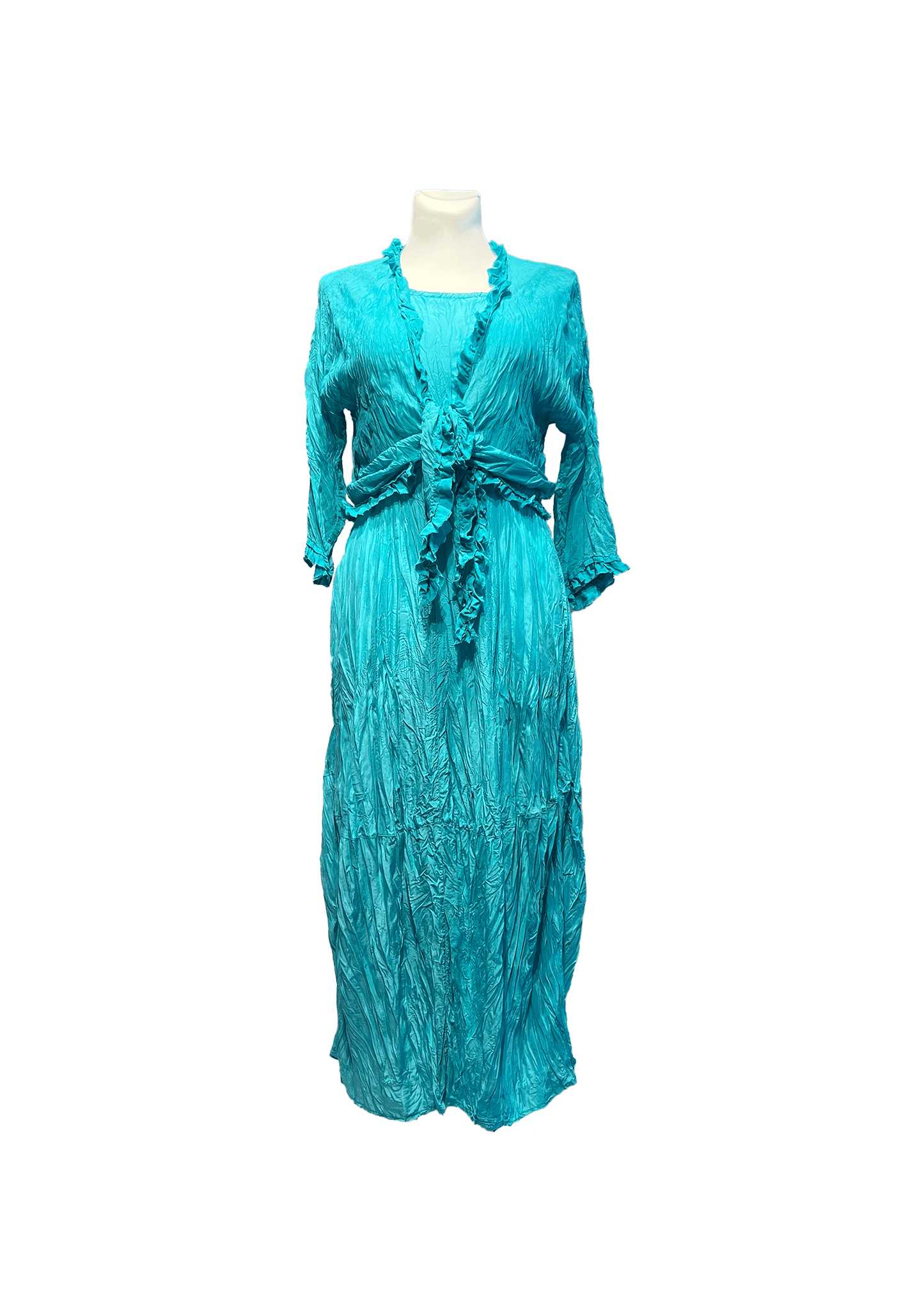 Seiden Kleid ohne Arm