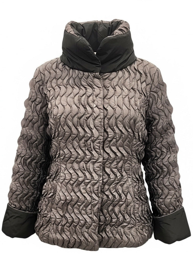 KAMUFLAGE - Desinger Jacke - Einzelstück - antrazit/grau