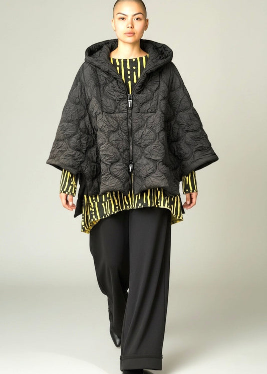 KAMUFLAGE - Oversize Kurzjacke mit Kapuze