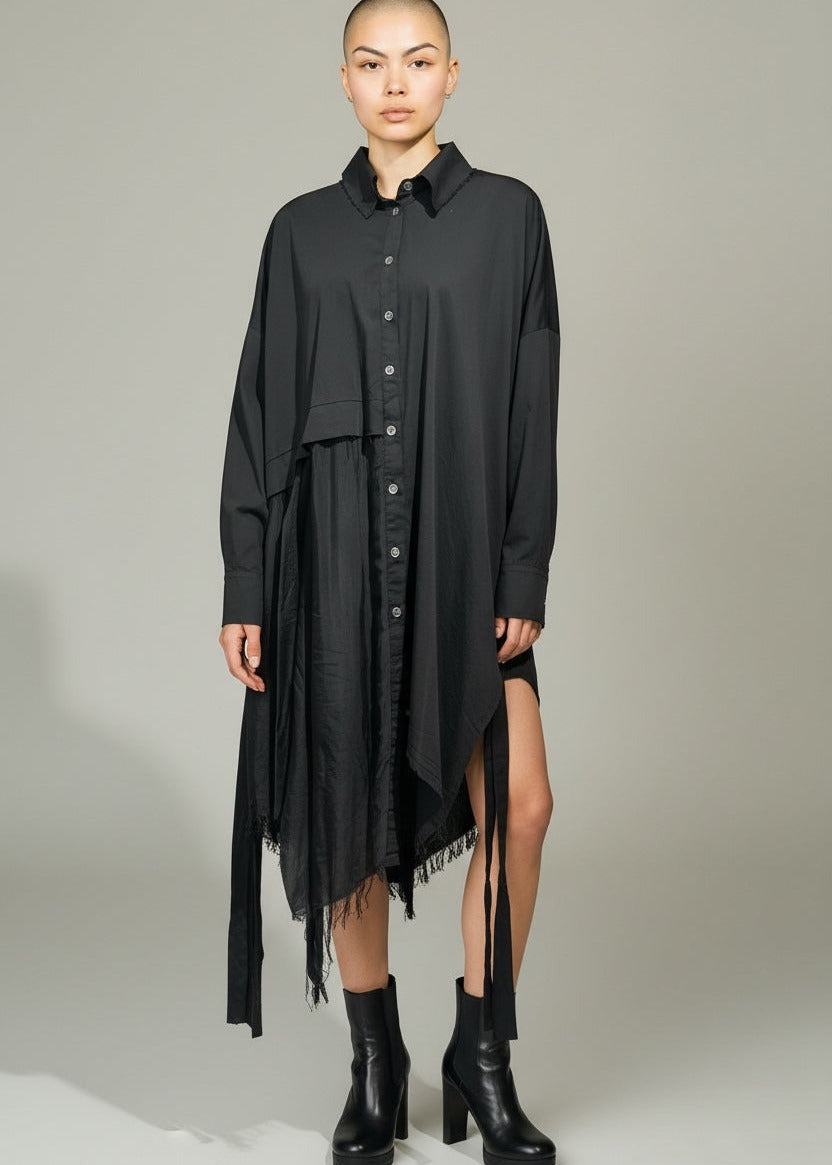 SanctaMuerte "Blusen Tunika" Schwarz