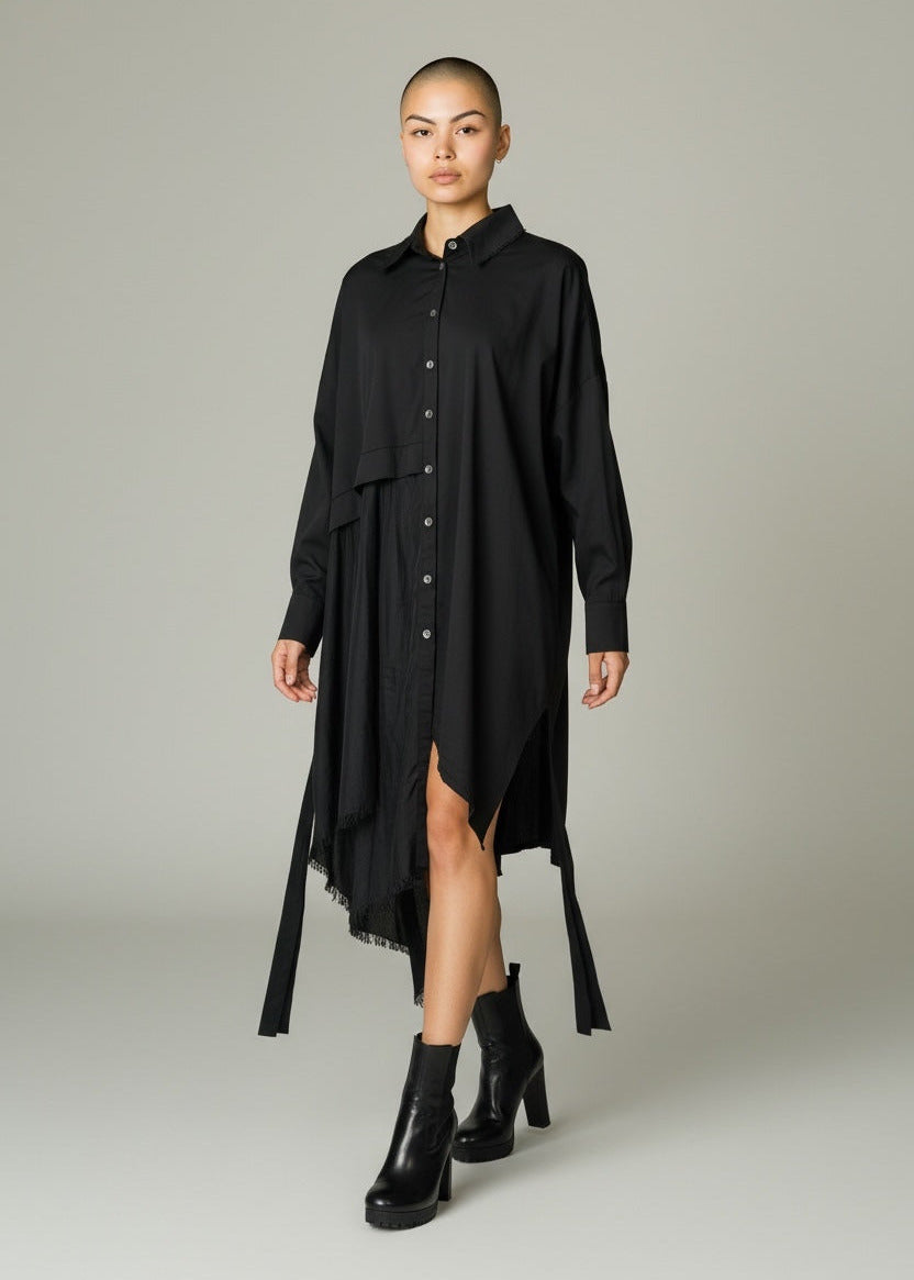 SanctaMuerte "Blusen Tunika" Schwarz