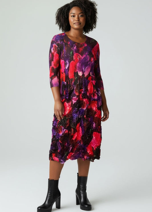 SMASH POCKET Plissee Kleid " Sweat Pie "