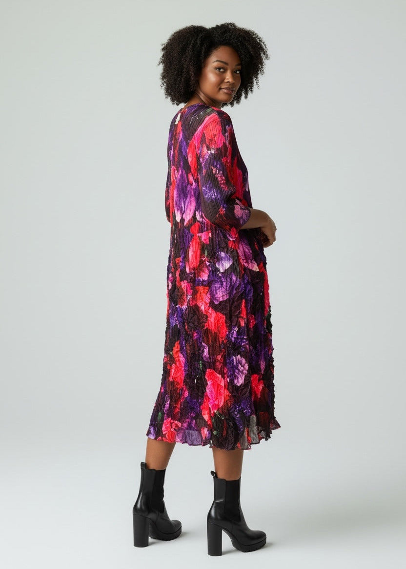 SMASH POCKET Plissee Kleid " Sweat Pie "