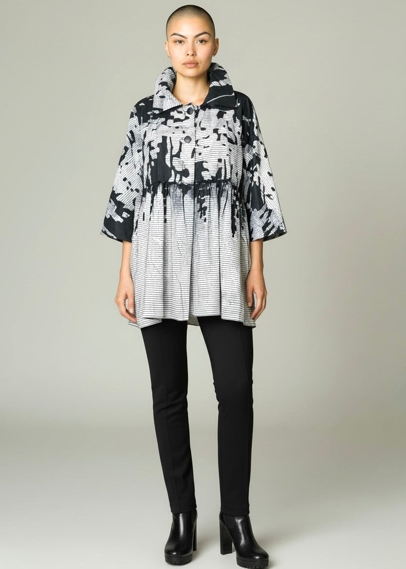 KAMUFLAGE - Babydoll Jacke Print