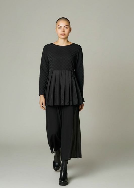 Tunika mit Plisee Taftröckchen von KAMUFLAGE