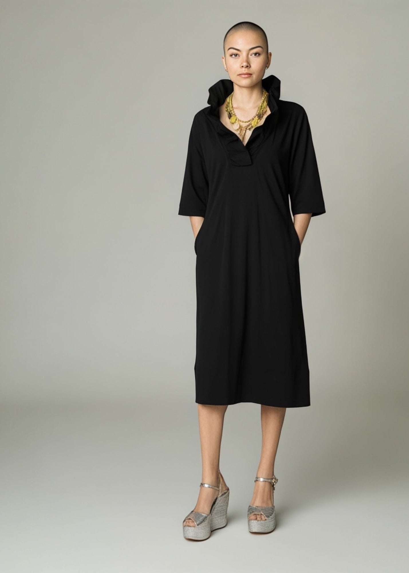 ELLi Glamour Kleid Black