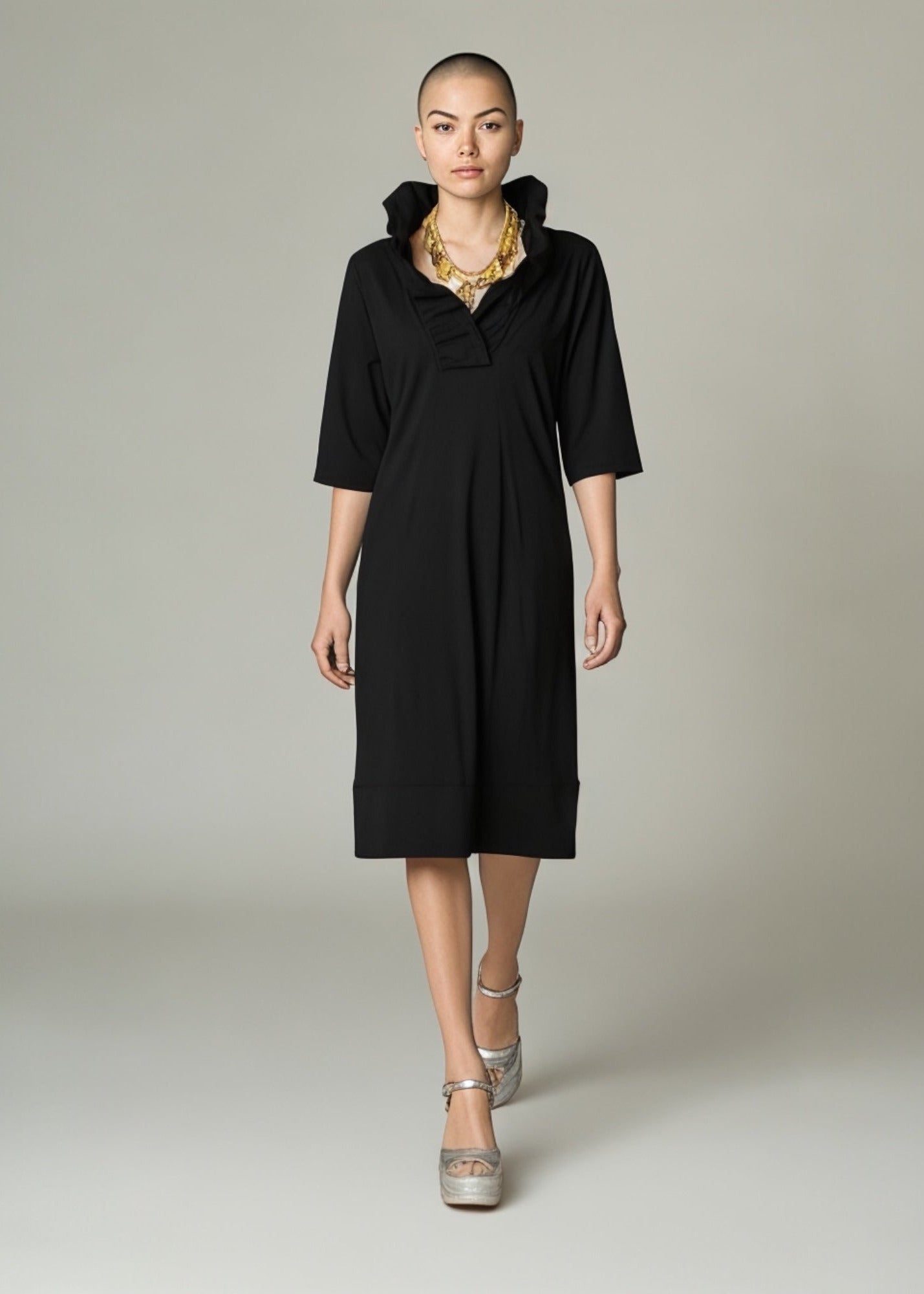 ELLi Glamour Kleid Black