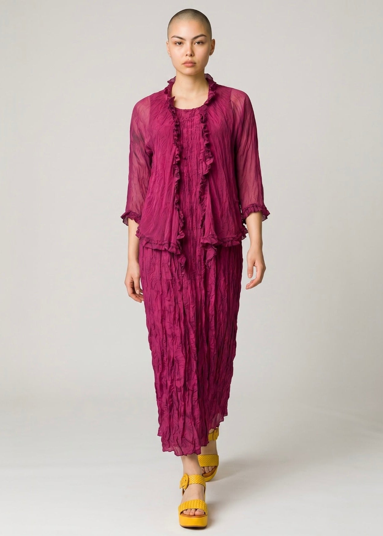 PRÄCHTIG - Crash Seiden Kleid