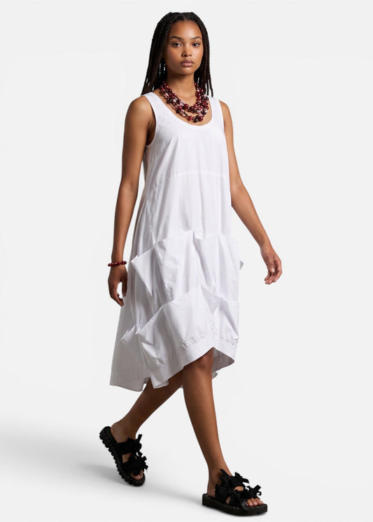 KAMUFLAGE - Sommer Kleid Weiß