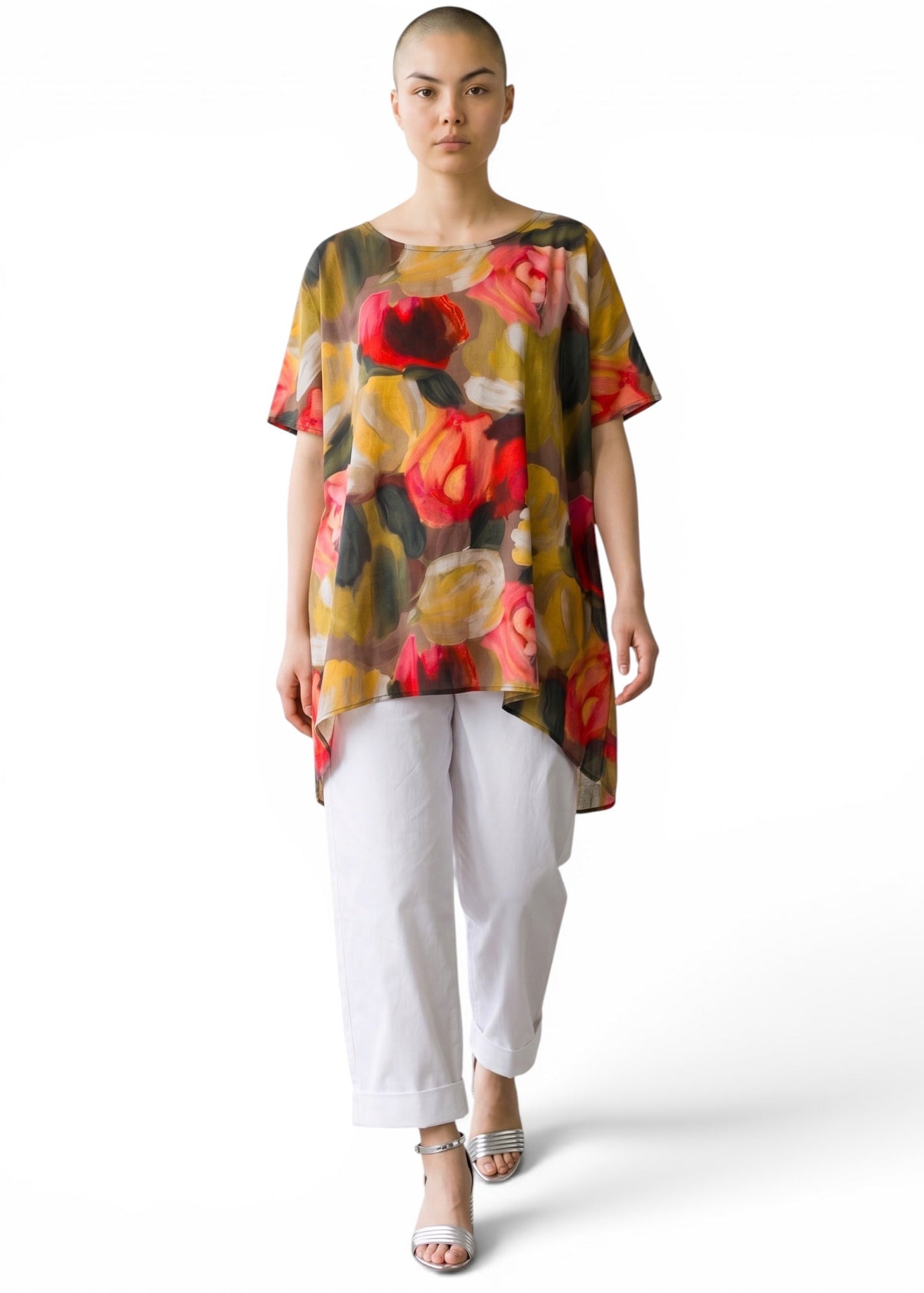 KAMUFLAGE - Tunika - Shirt  "Blumenprint"
