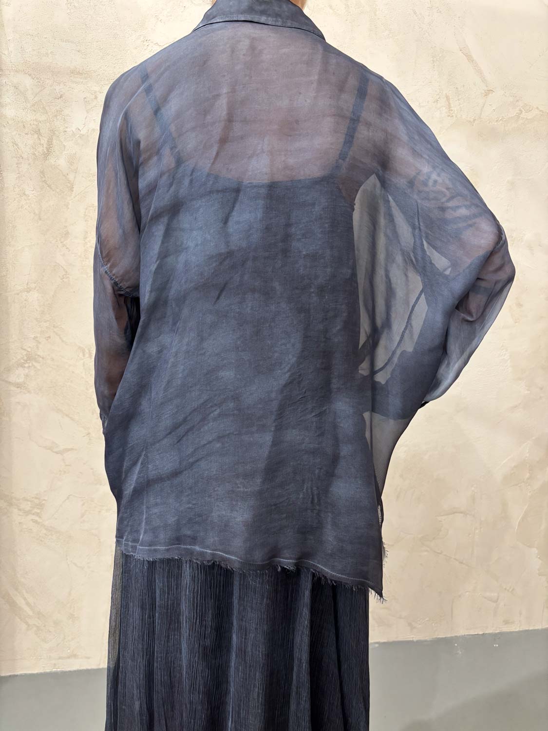 Transparente Bluse "CAMICIA" SanctaMuerte Italy